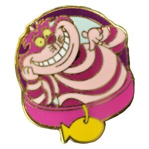 Disney Cheshire Trading Pin Alice Wonderland Cat Collar Lapel Pin Badge Brooch